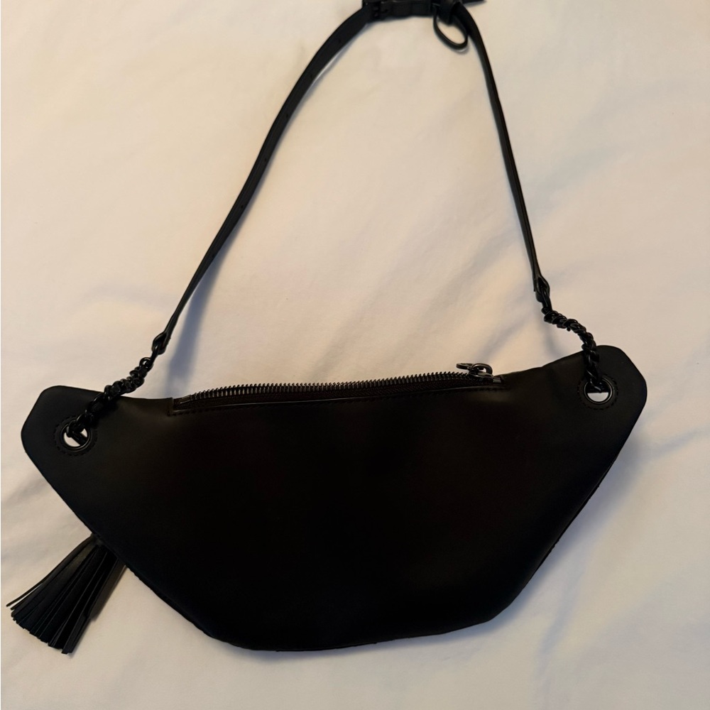 Tory Burch Black Quilted Crossbody Bag - Picture 5 of 9